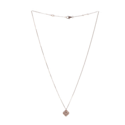 Van Cleef & Arpels 18K Rose Gold Sweet Alhambra Pendant Necklace 3 of 6