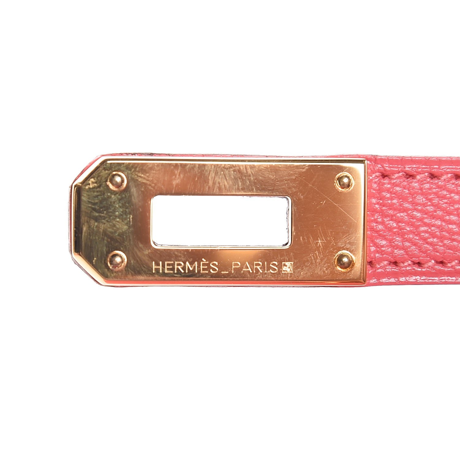 Hermes Chevre Mysore Kelly Longue Wallet Rose Lipstick 8 of 10