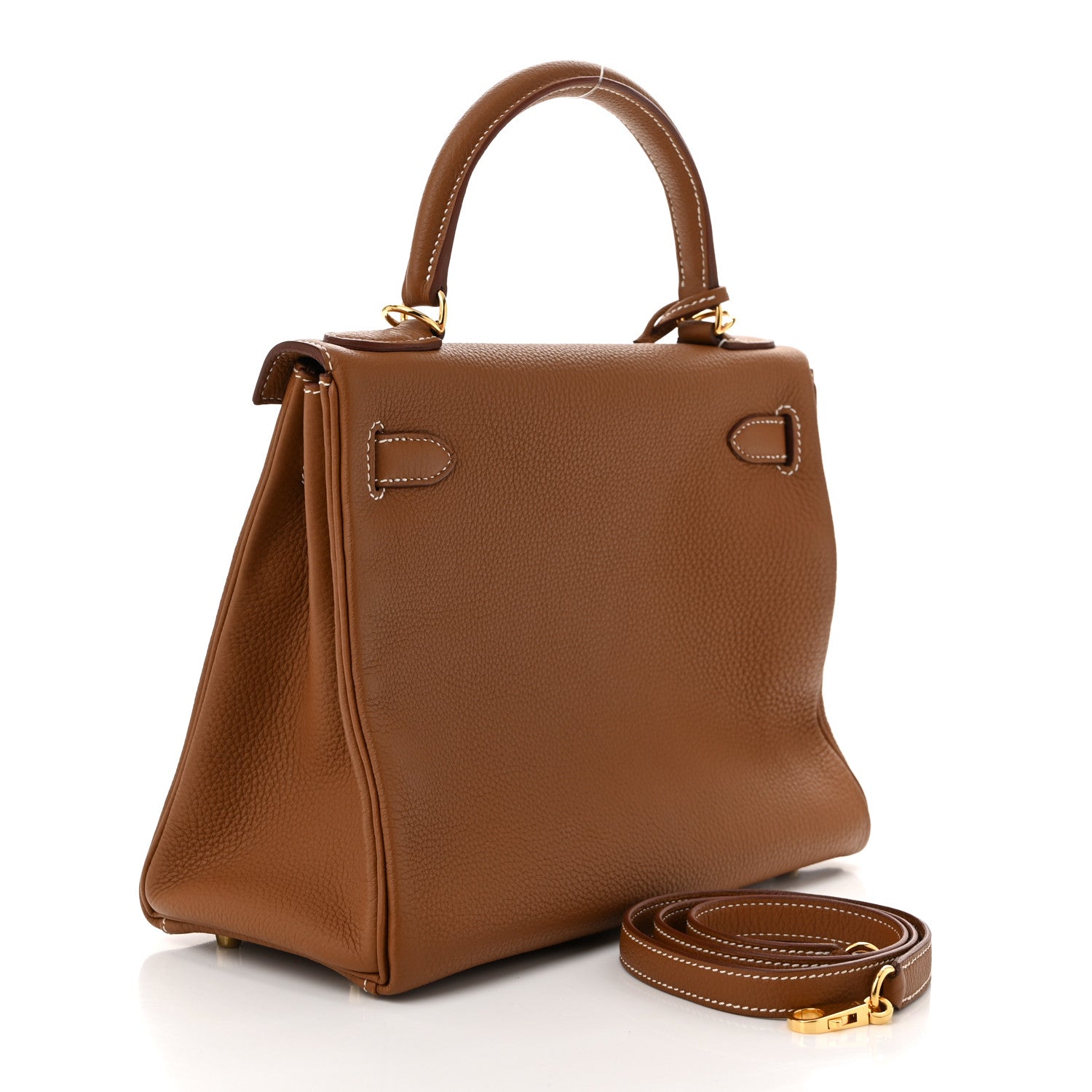 Hermes Togo Kelly Retourne 28 Gold 3 of 11