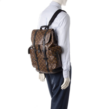 Louis Vuitton Monogram Macassar Christopher PM Backpack 2 of 10