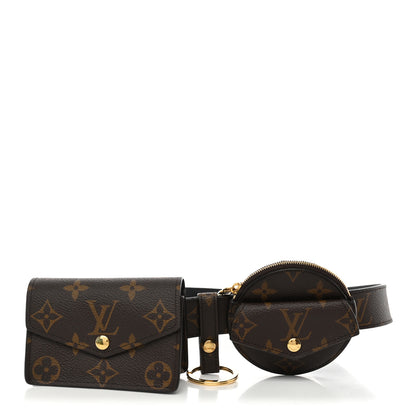 Louis Vuitton Monogram 30mm Daily Multi Pocket Belt 80 32 1 of 8