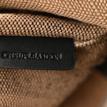 Burberry Canvas Mega Check Medium Ashby Hobo Black 8 of 10