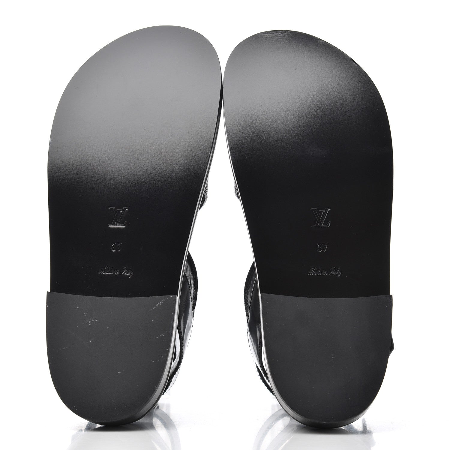 Louis Vuitton Monogram Crossroad Comfort Sandals 37 Black 5 of 13