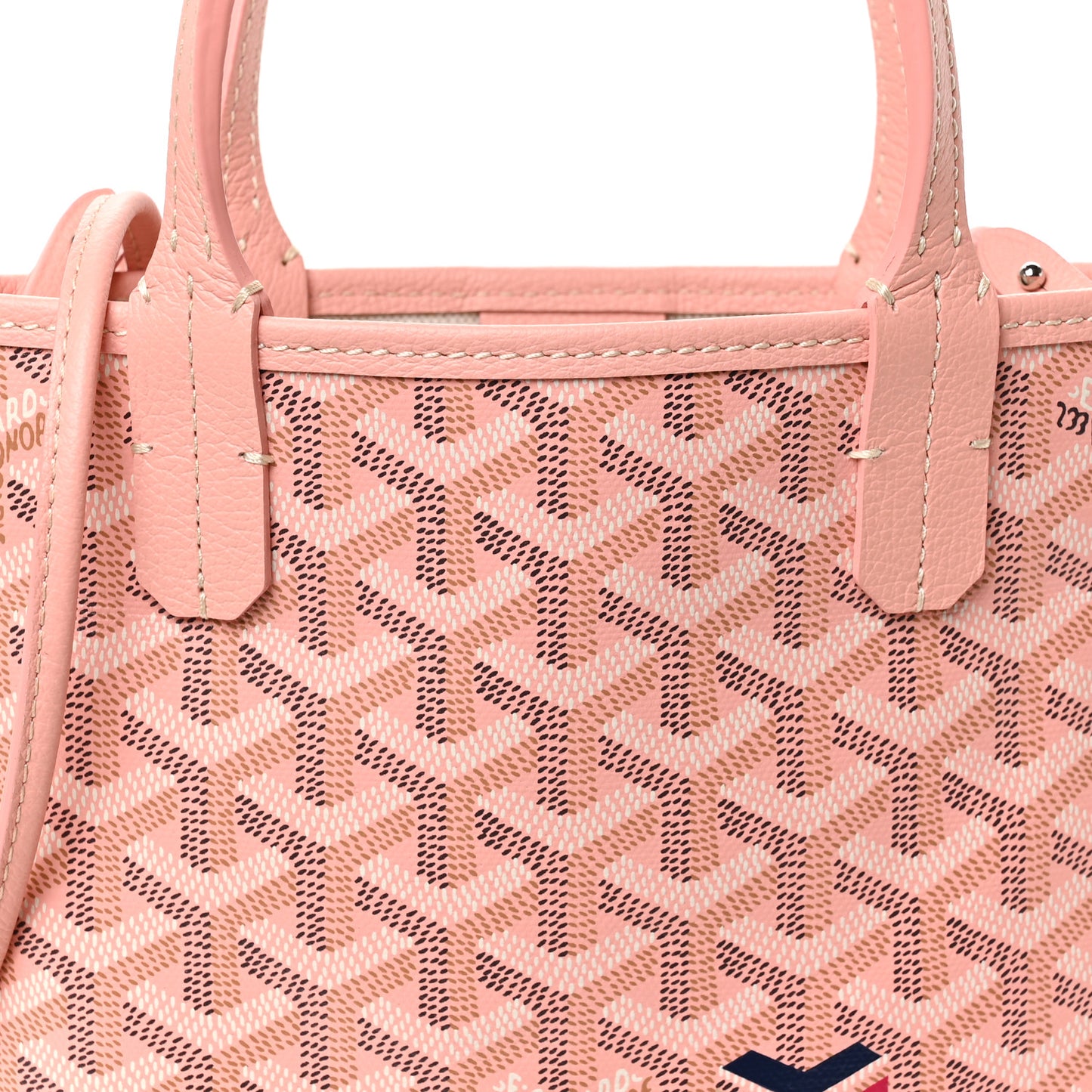 Goyardine Poitiers Tote Rose Poudre