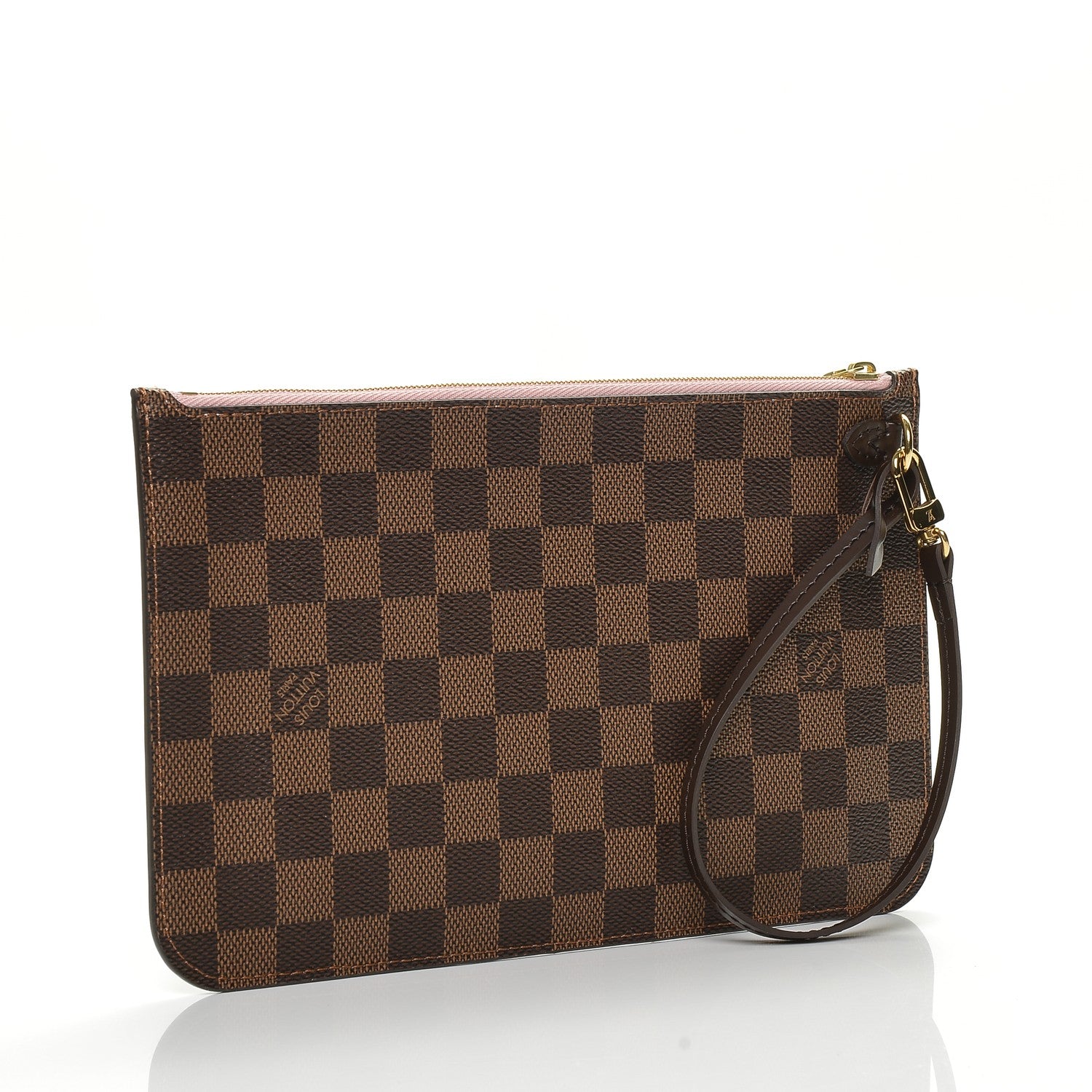 Louis Vuitton Damier Ebene Neverfull MM GM Pochette Rose Ballerine 3 of 6