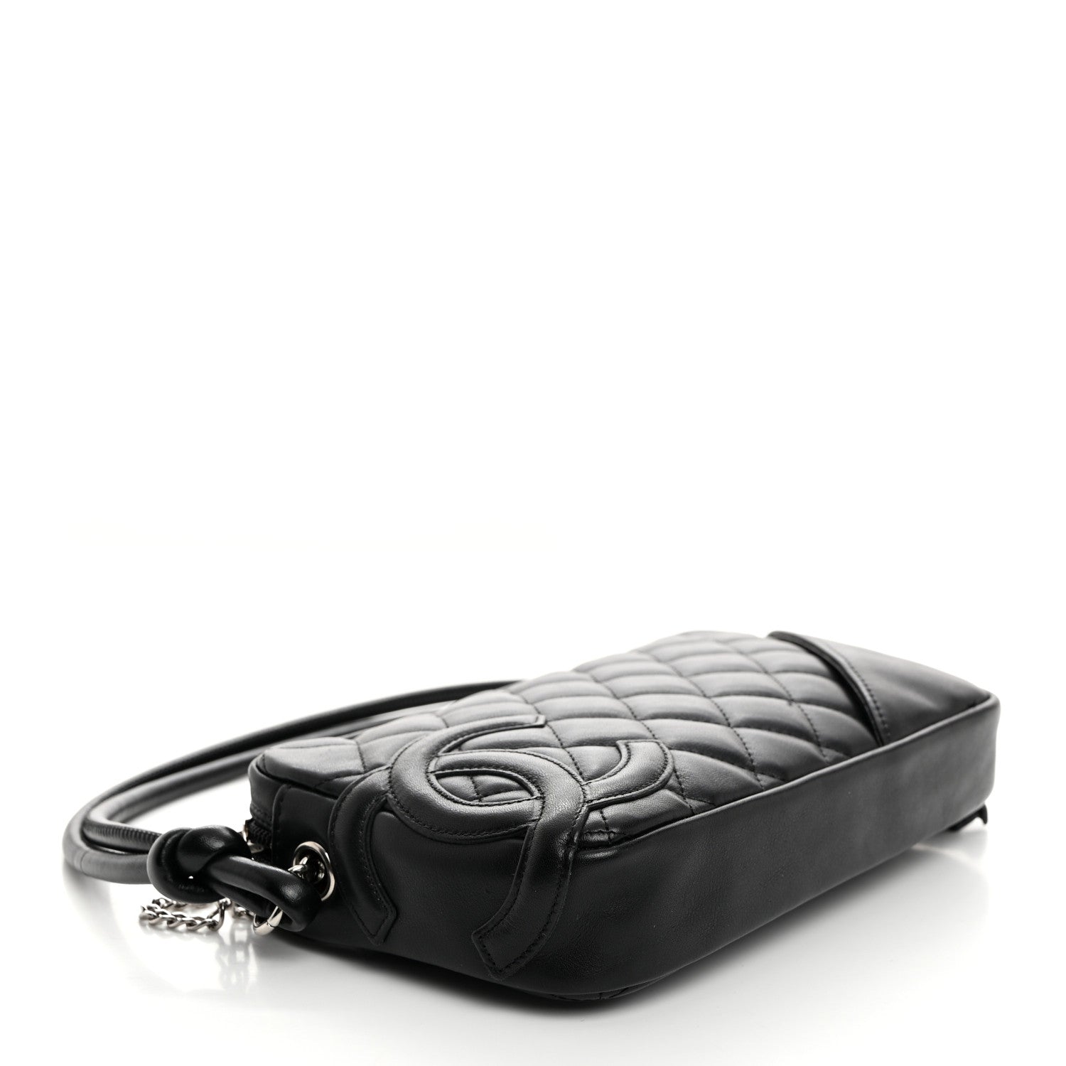Chanel Calfskin Quilted Cambon Pochette Black 4 of 10