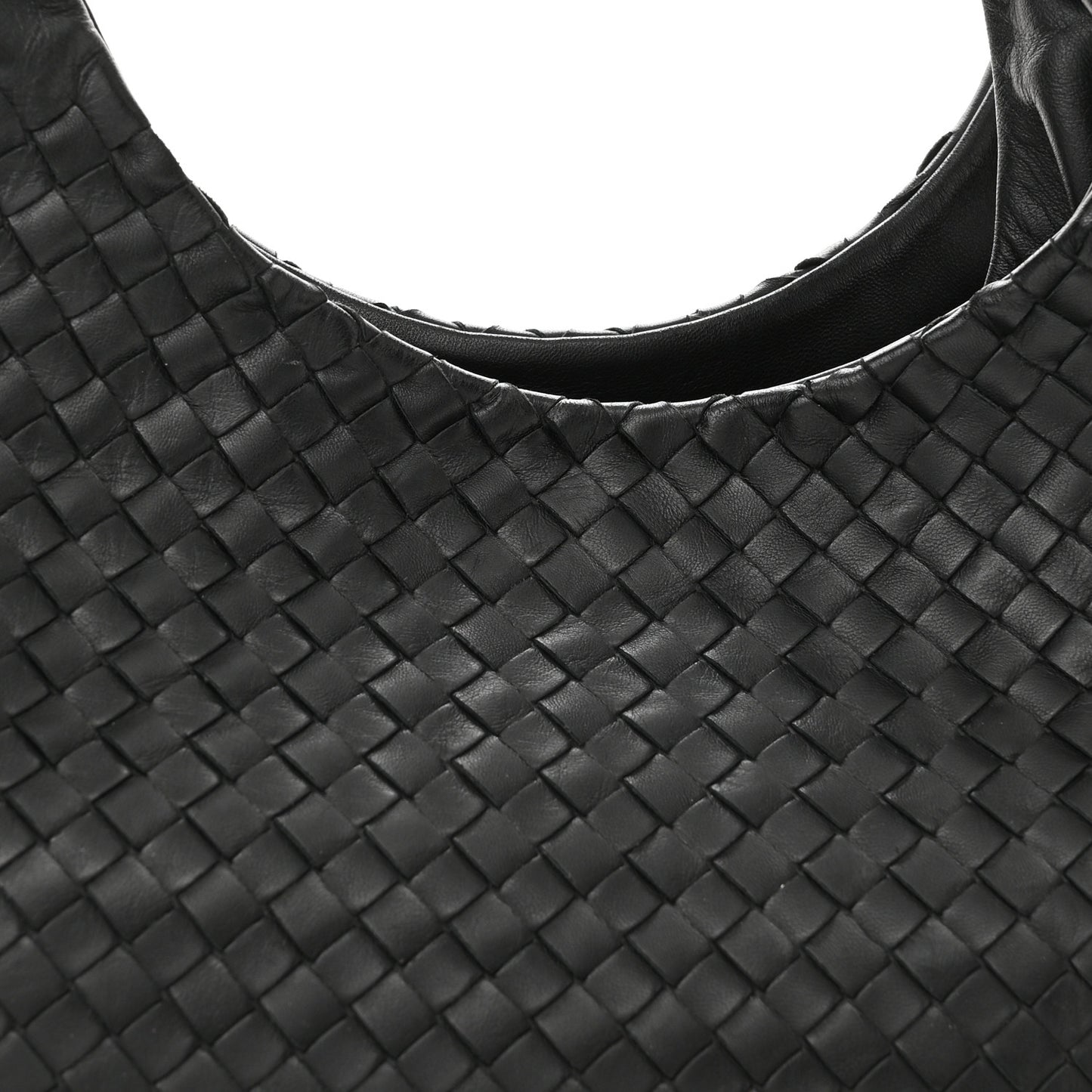 Nappa Intrecciato Medium Campana Black