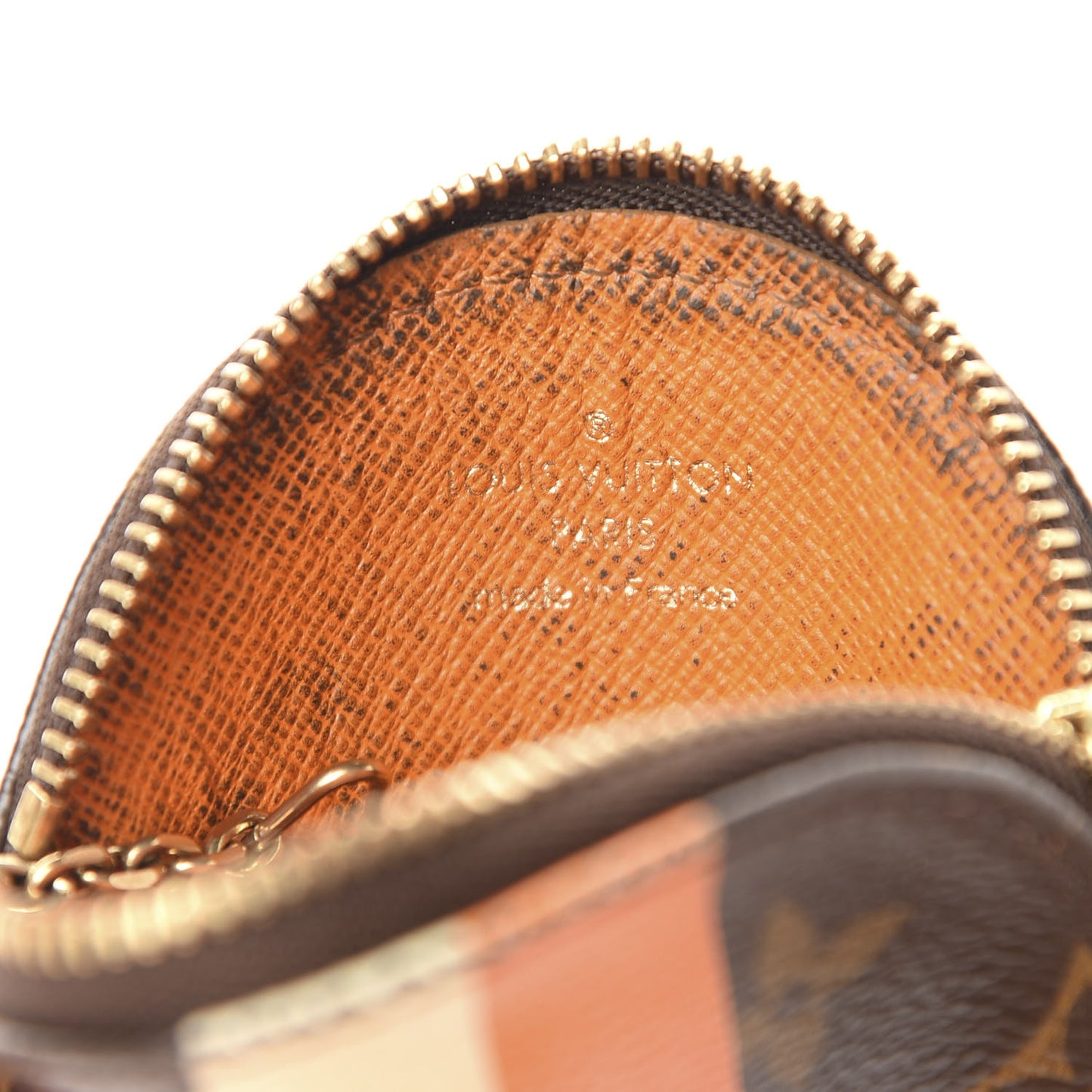 Monogram Groom Round Coin Purse