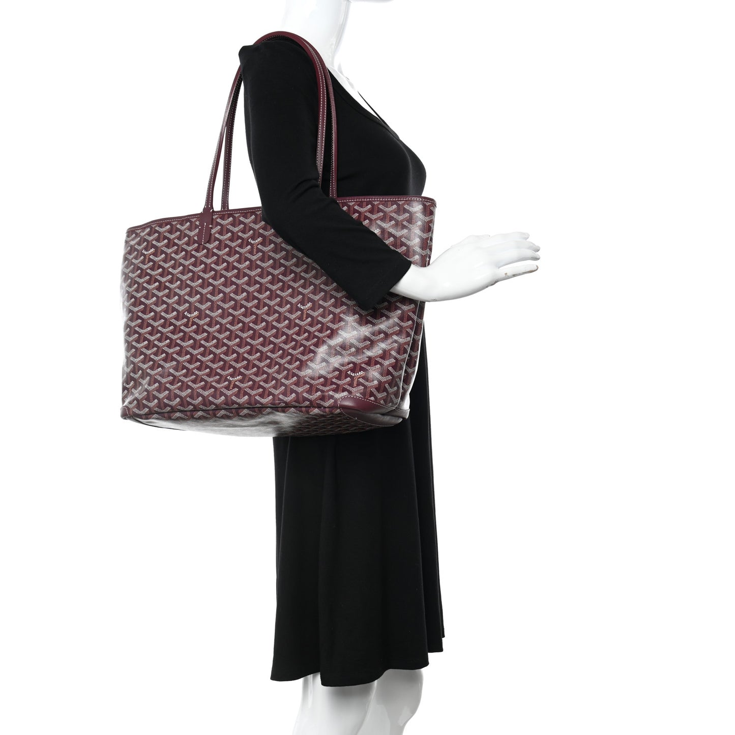 Goyardine Artois MM Burgundy