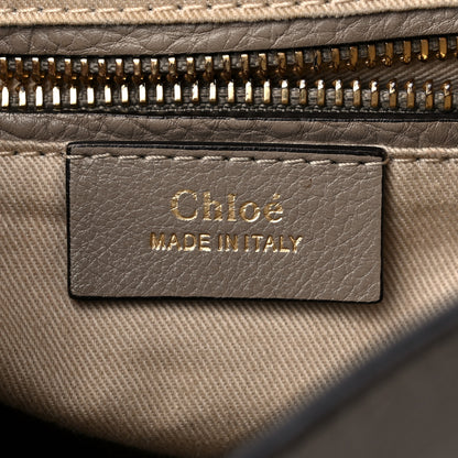 Chloe Suede Calfskin Small Faye Backpack Motty Grey 6 of 16