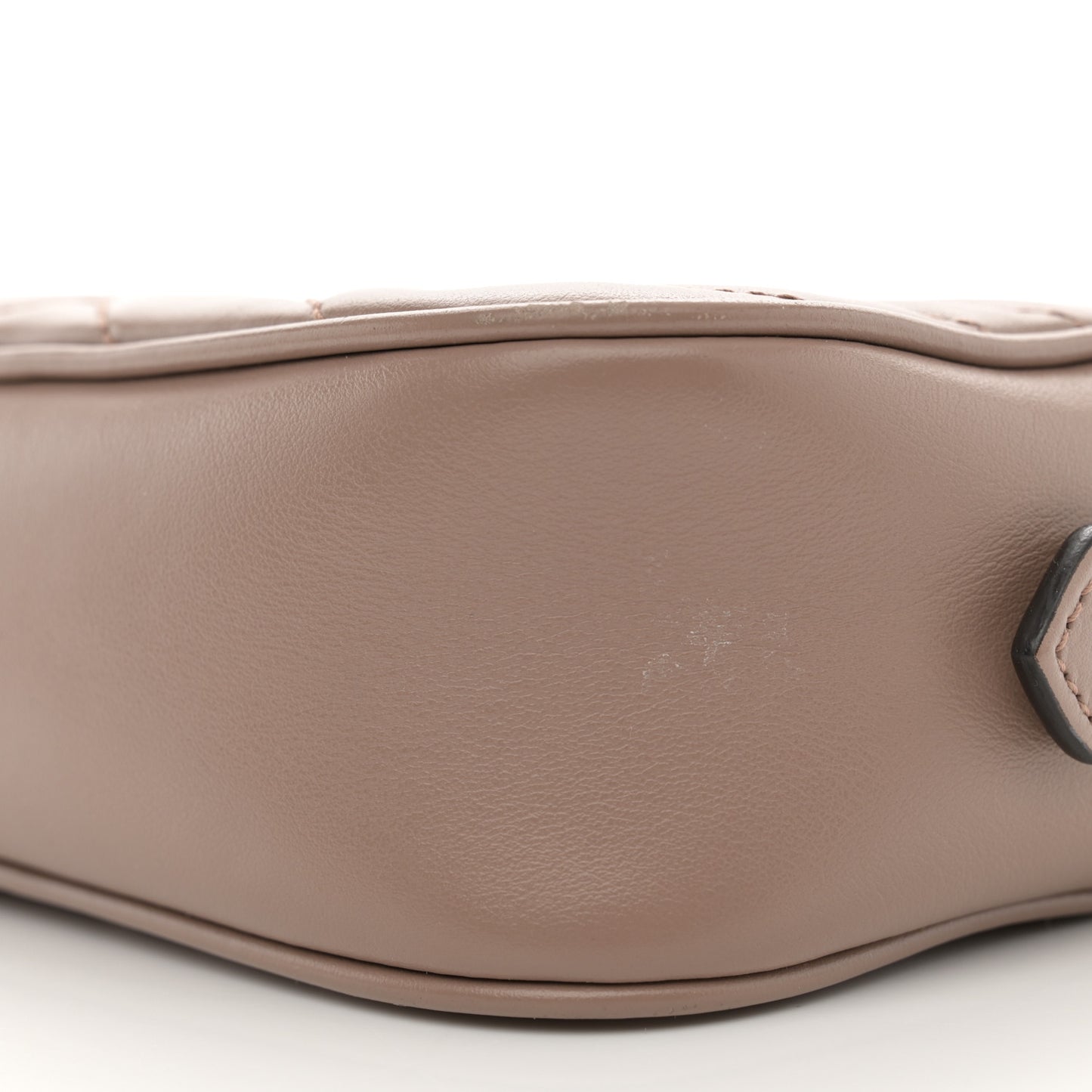 Calfskin Matelasse Mini GG Marmont Chain Shoulder Bag Porcelain Rose