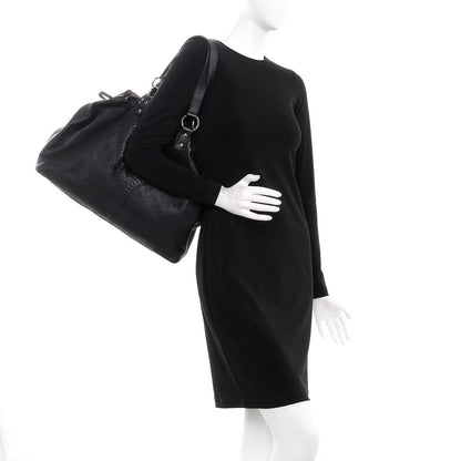 Saint Laurent Calfskin Reversible Double Sac Y Tote Bronze Black 2 of 8
