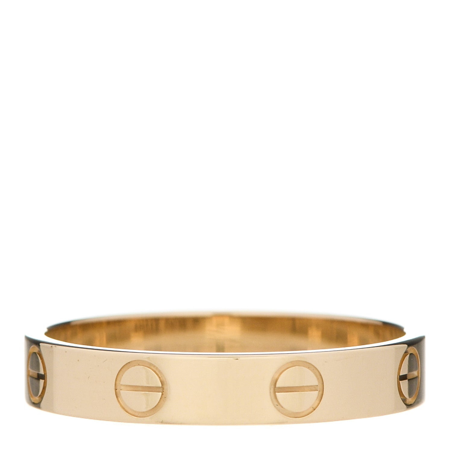Cartier 18K Yellow Gold 3.5mm LOVE Wedding Band Ring 57 8 3 of 4
