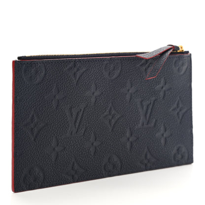 Louis Vuitton Empreinte Felicie Chain Wallet Zippered Insert Marine Rouge 3 of 6