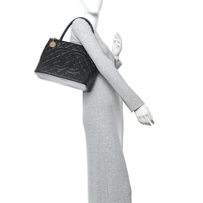 Chanel Caviar Quilted Medallion Tote Black 2 of 10