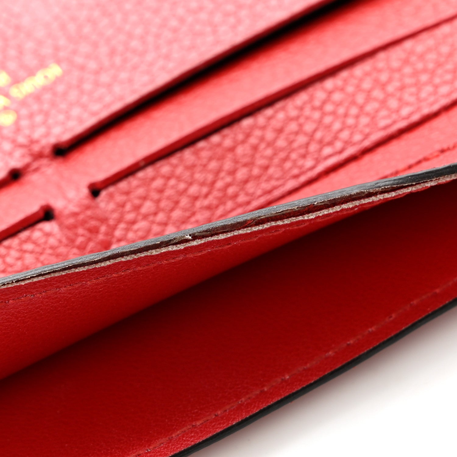 Louis Vuitton Empreinte Pochette Felicie Chain Wallet Scarlet 12 of 12