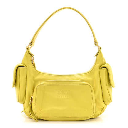 Miu Miu Nappa Pocket Bag Cedro 1 of 14