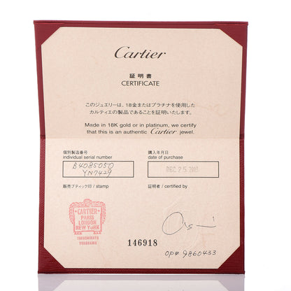 Cartier 18K Yellow Gold 3.5mm LOVE Wedding Band Ring 50 5.25 5 of 5