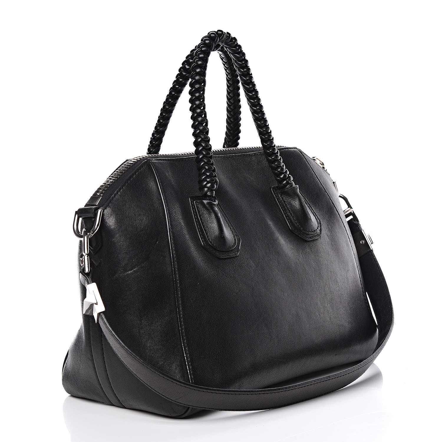 Givenchy Calfskin Braid Small Antigona Black 4 of 22