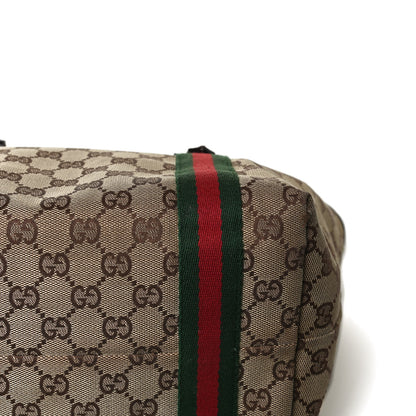 Gucci Monogram Medium Jolicoeur Tote Dark Brown 18 of 20