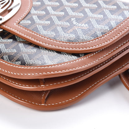 Goyard Goyardine 233 PM Shoulder Bag Black Gold 9 of 11
