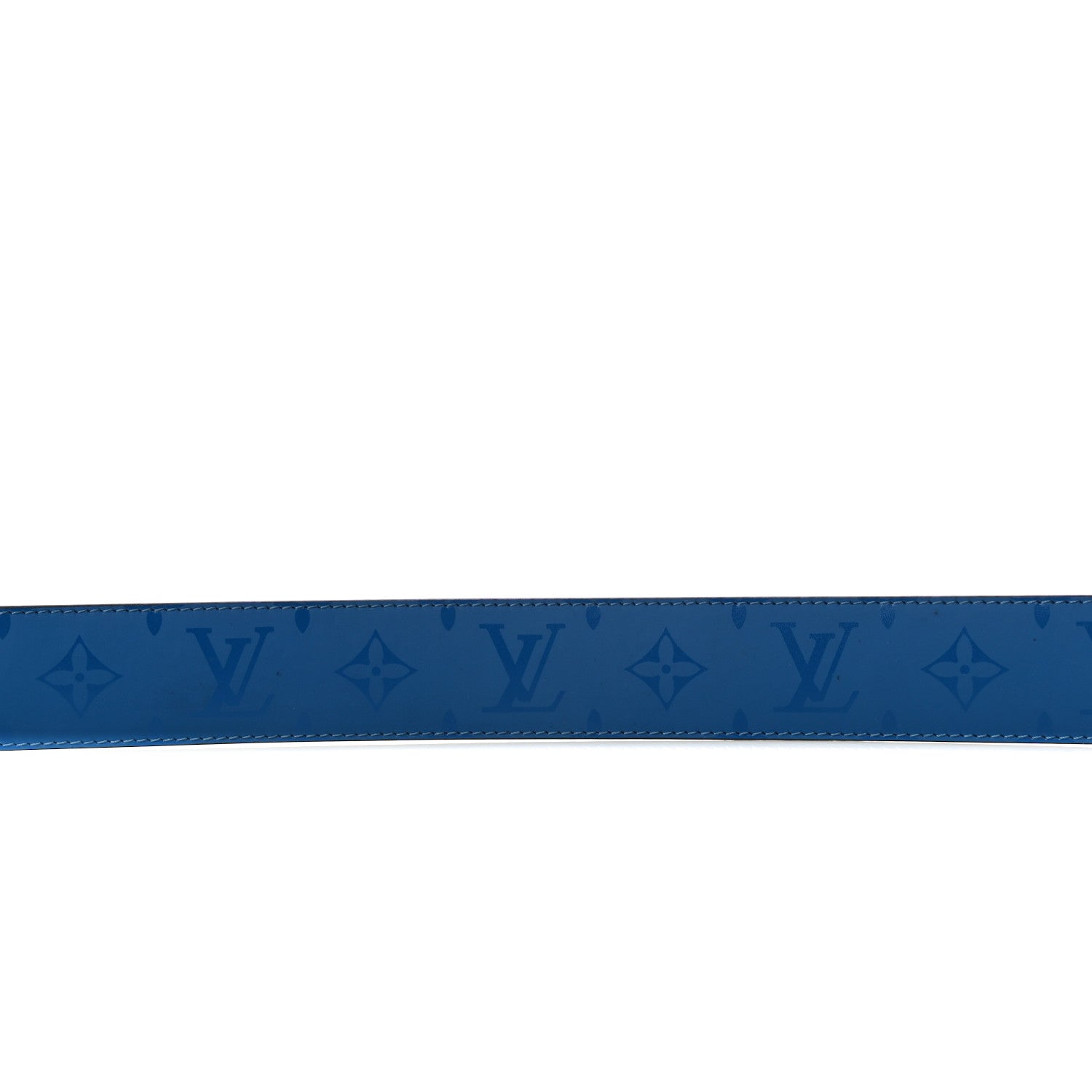 Louis Vuitton Calfskin Monogram 40mm LV Initiales Reversible Belt 95 38 Blue 4 of 11