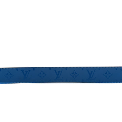 Louis Vuitton Calfskin Monogram 40mm LV Initiales Reversible Belt 95 38 Blue 4 of 11