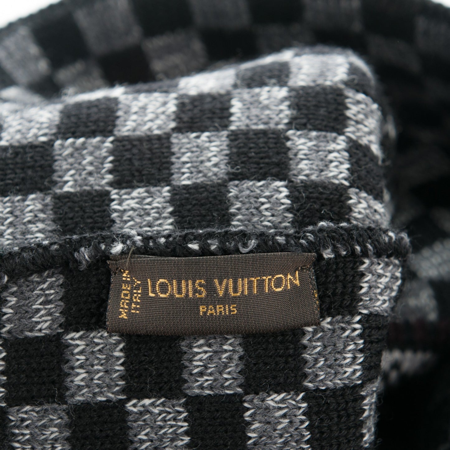Wool Flocon Damier Hat