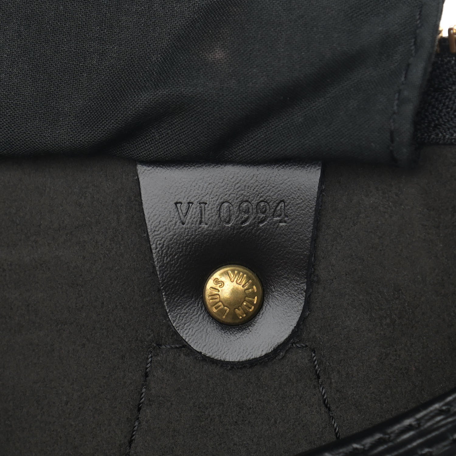 Louis Vuitton Epi Speedy 30 Black 7 of 13