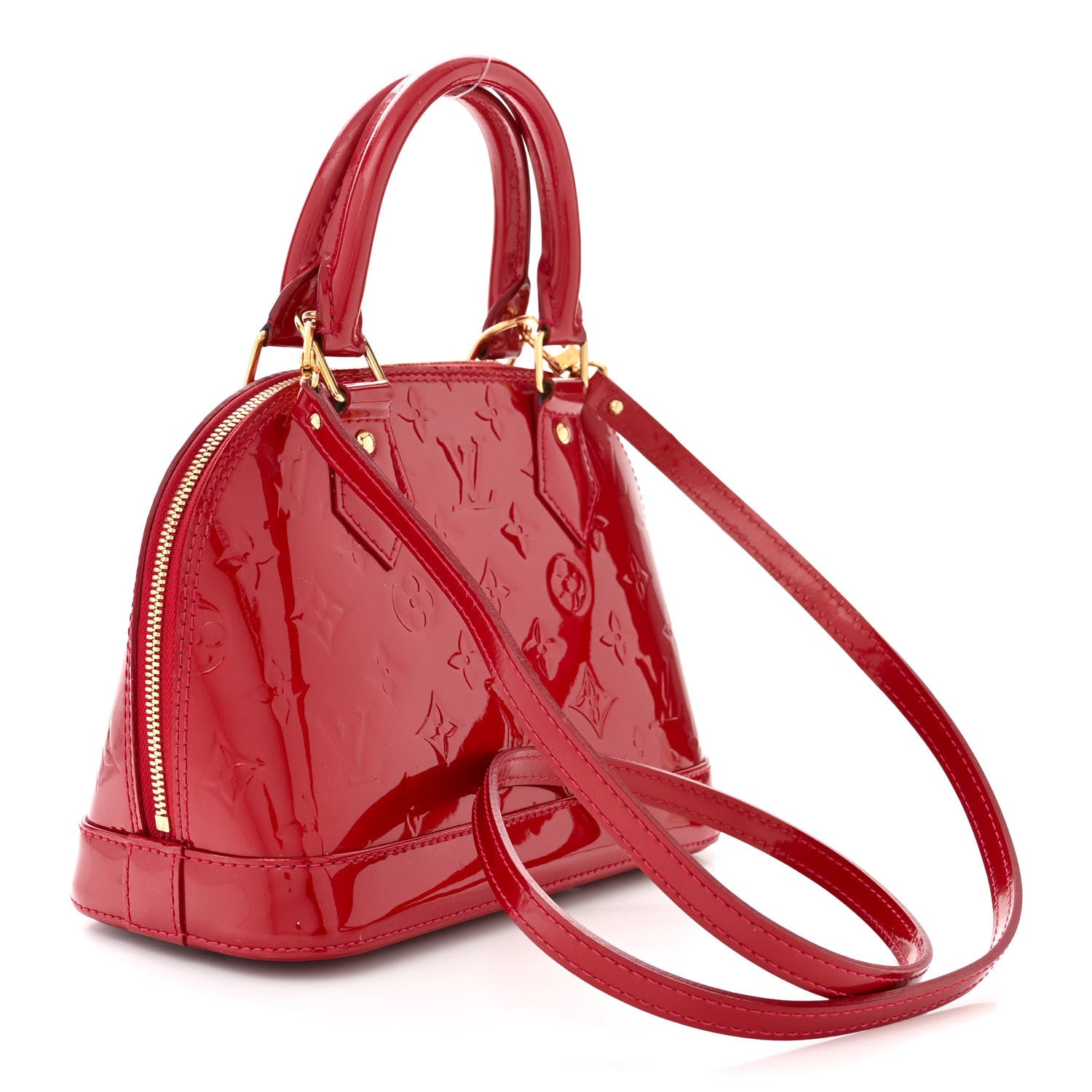 Louis Vuitton Vernis Alma BB Pomme D'Amour 3 of 12