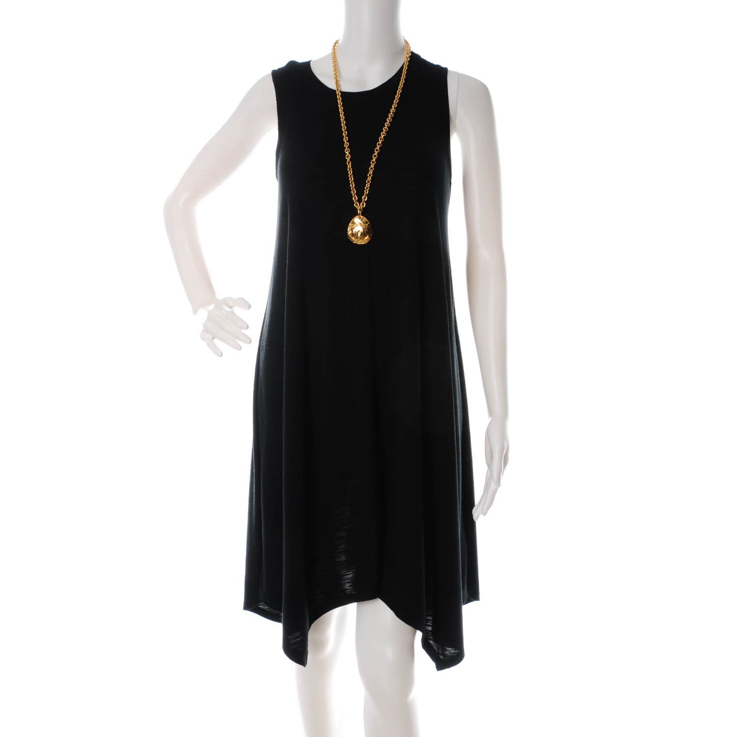 CC Pendant Necklace Gold