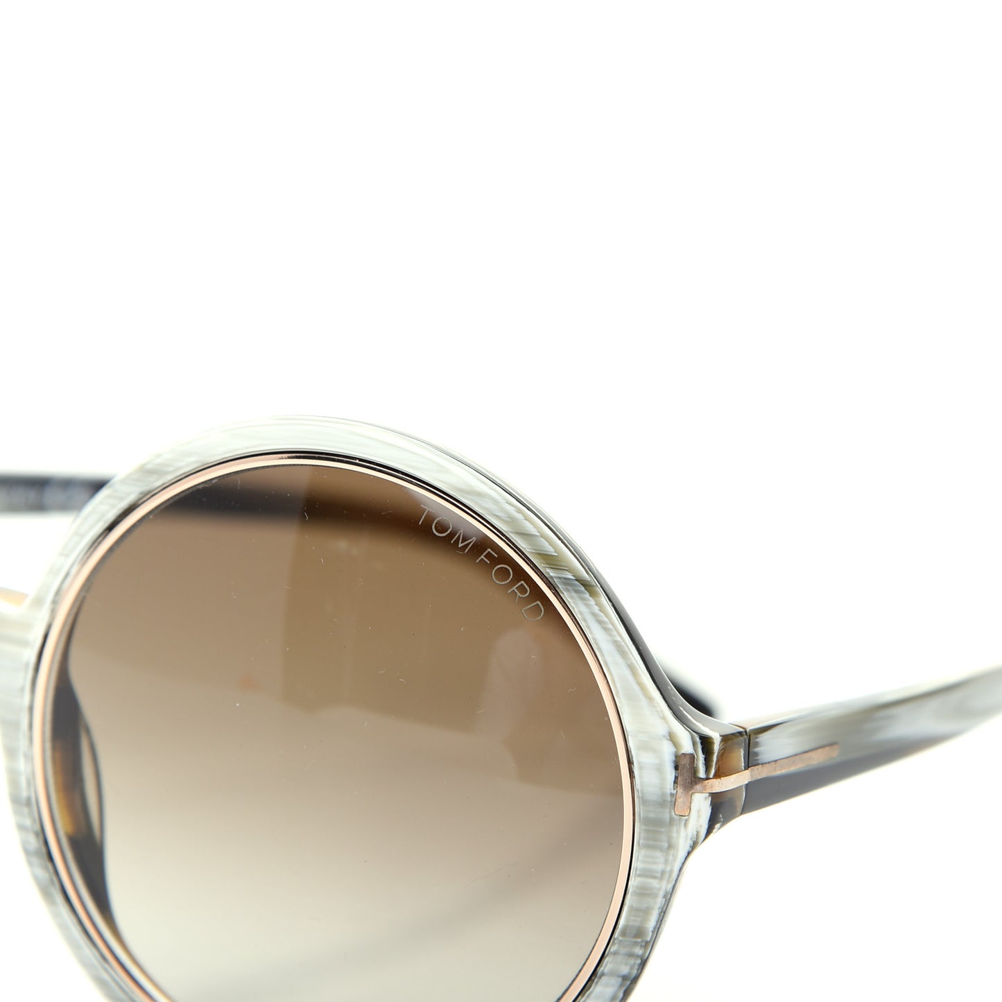 Acetate Carrie Sunglasses TF268 Grey Horn