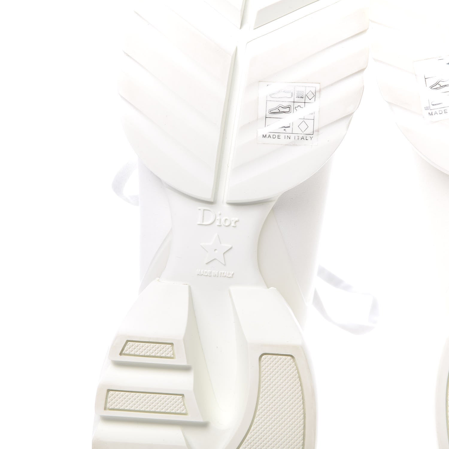Christian Dior Technical Fabric Rubber Womens D-Connect Sneakers 39 White 6 of 8