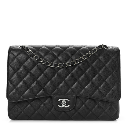 Chanel Caviar Quilted Maxi Single Flap Black 1 of 10