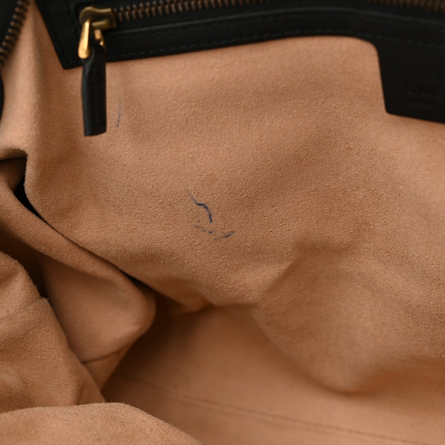 Suede Ophidia Medium Re(Belle) Top Handle Bag Nocciola Black