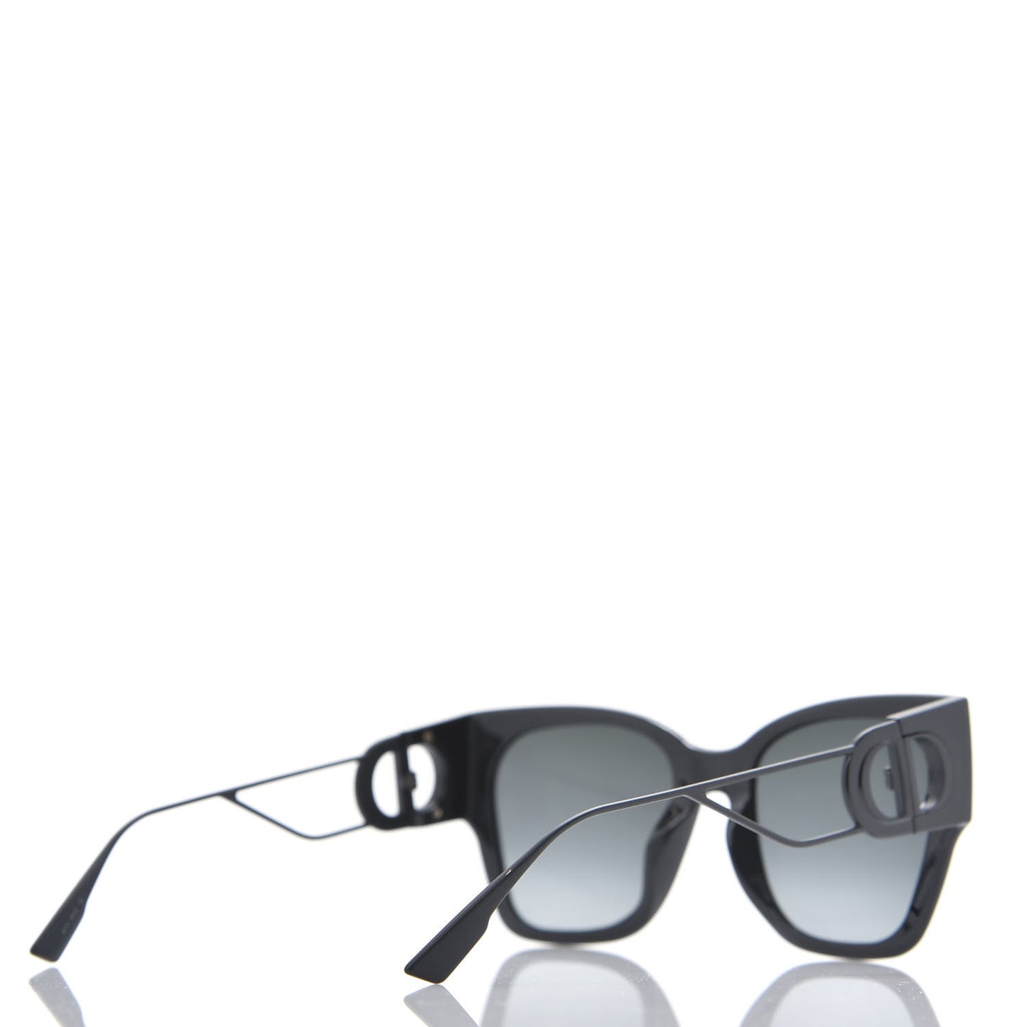 Rectangular 30 Montaigne 1 Sunglasses Black