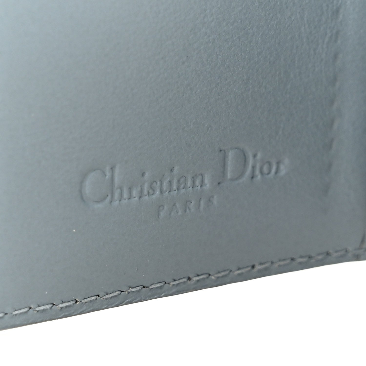 Christian Dior Patent Cannage Mini Lady Dior Wallet Cloud Blue 8 of 9