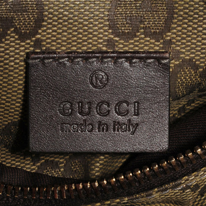 Gucci Monogram Web Belt Bag Dark Brown 6 of 7