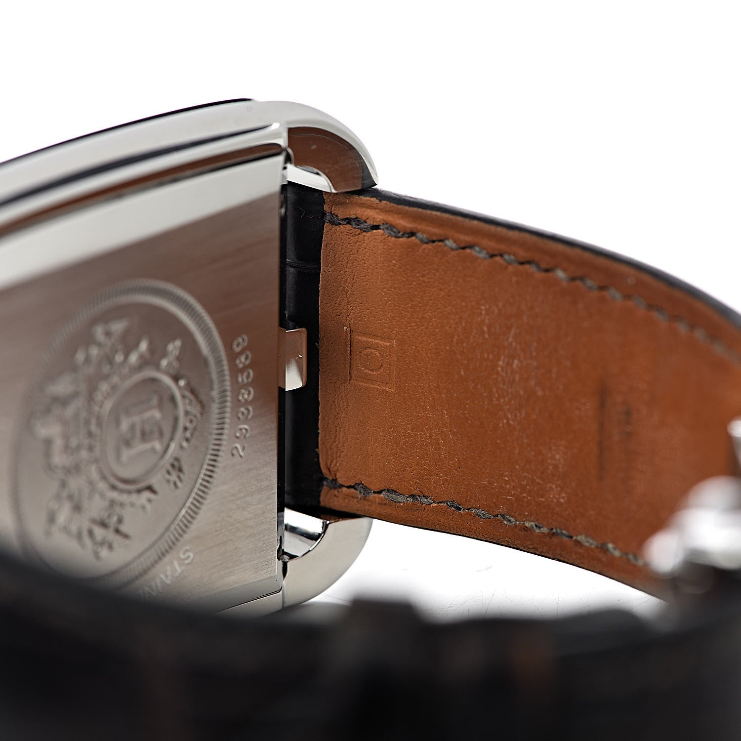Hermes Stainless Steel Alligator 36mm Cape Cod Automatic Watch Havane 9 of 11