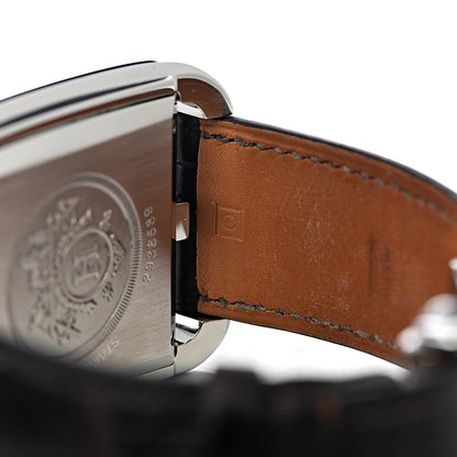 Hermes Stainless Steel Alligator 36mm Cape Cod Automatic Watch Havane 9 of 11
