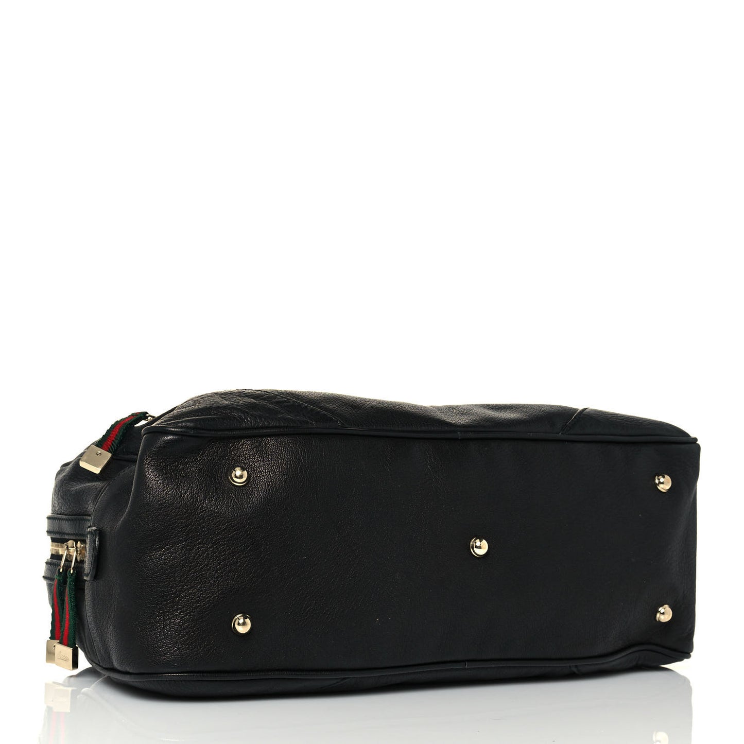 Goatskin Large Capri Bowler Black