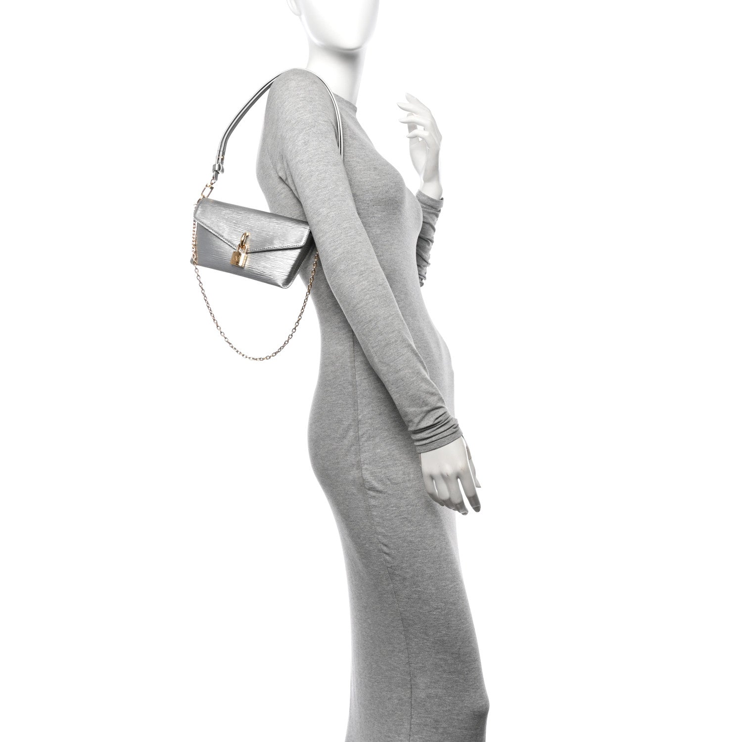 Louis Vuitton Epi Padlock On Strap Silver 2 of 10