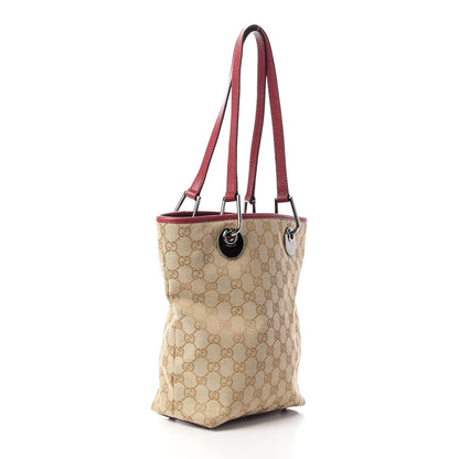 Gucci Monogram Small Eclipse Tote Red 3 of 9