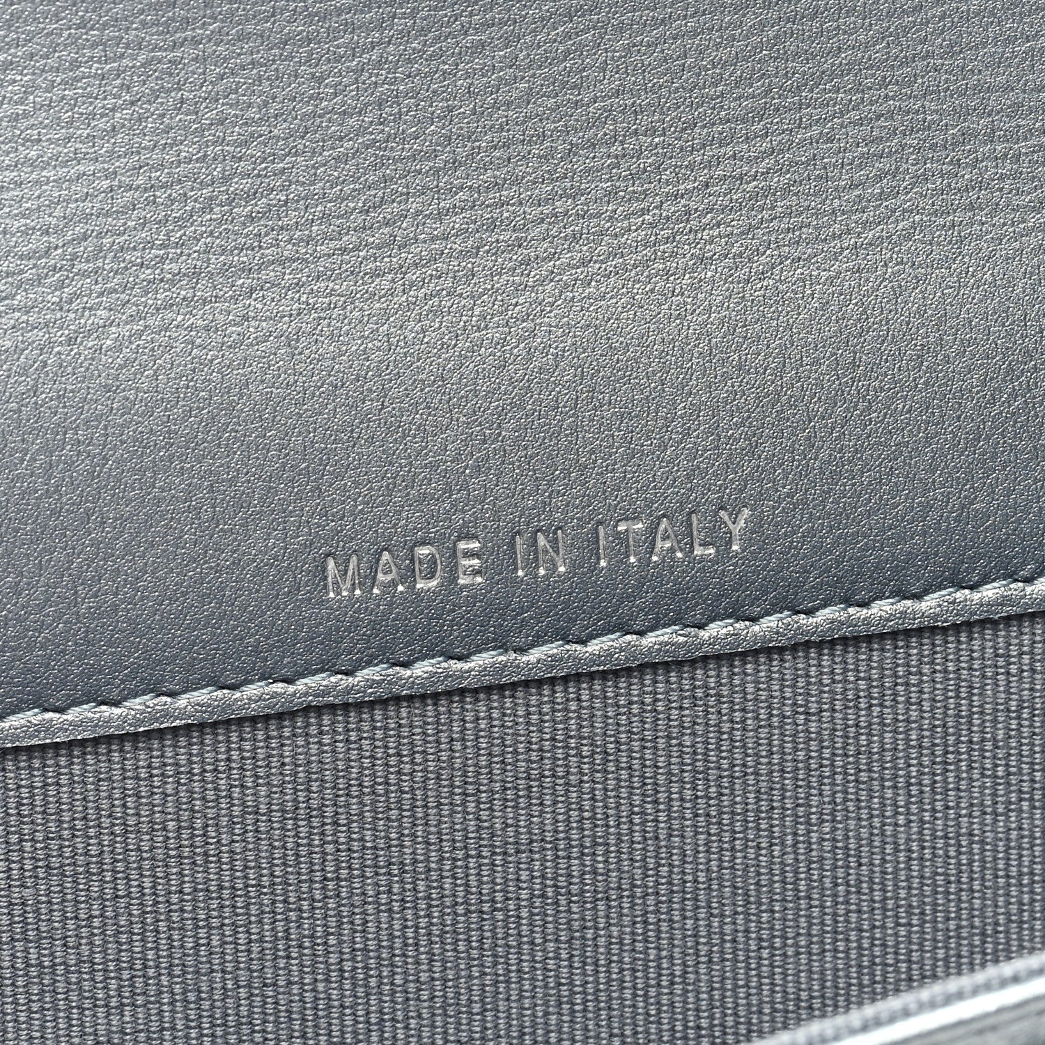 Chanel Metallic Lambskin Quilted Flap Card Holder Wallet Silver 6 of 8