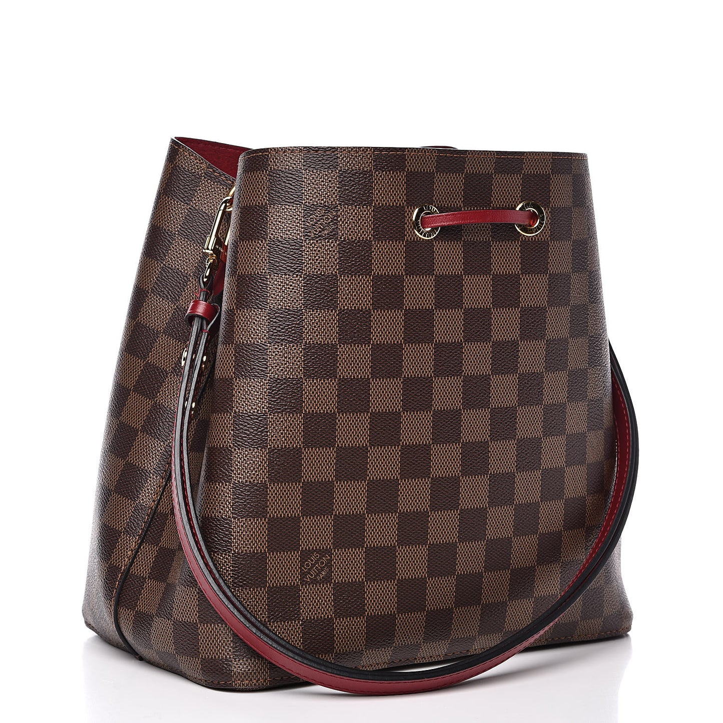 Damier Ebene Neonoe MM Cherry Berry