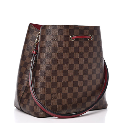 Louis Vuitton Damier Ebene Neonoe MM Cherry Berry 3 of 11