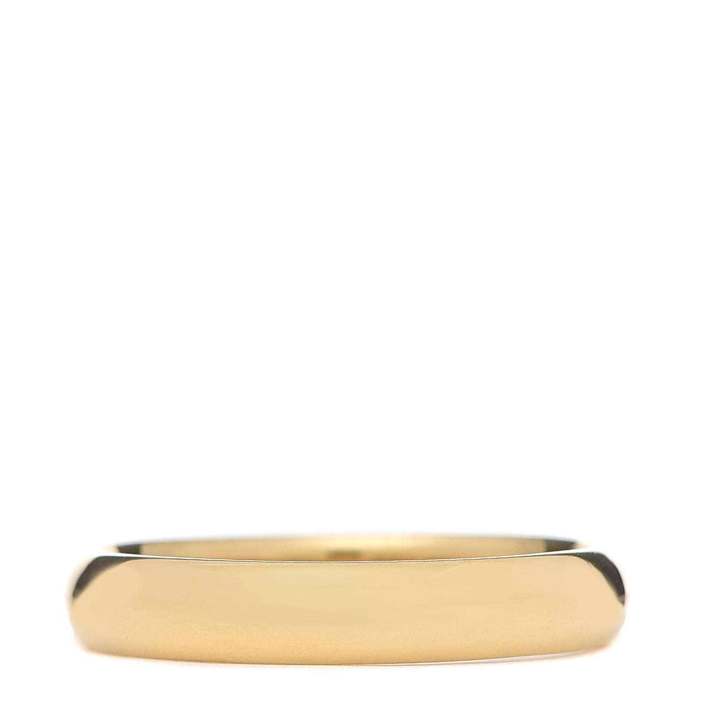 18K Yellow Gold 4.5mm Classic Wedding Band Ring 67 12