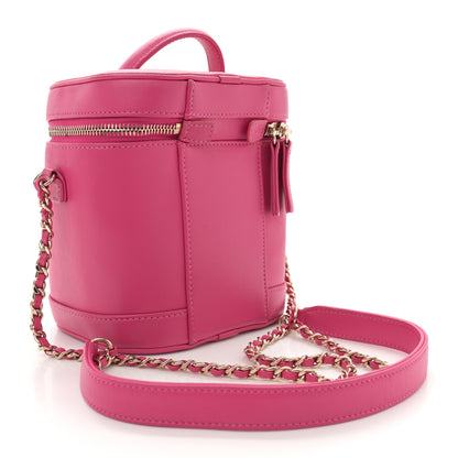 Chanel Lambskin Timeless Vanity Cosmetic Case Pink 2 of 12