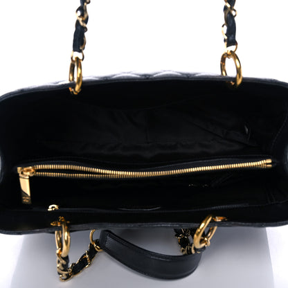 Chanel Caviar Quilted Grand Shopping Tote GST Black 5 of 12