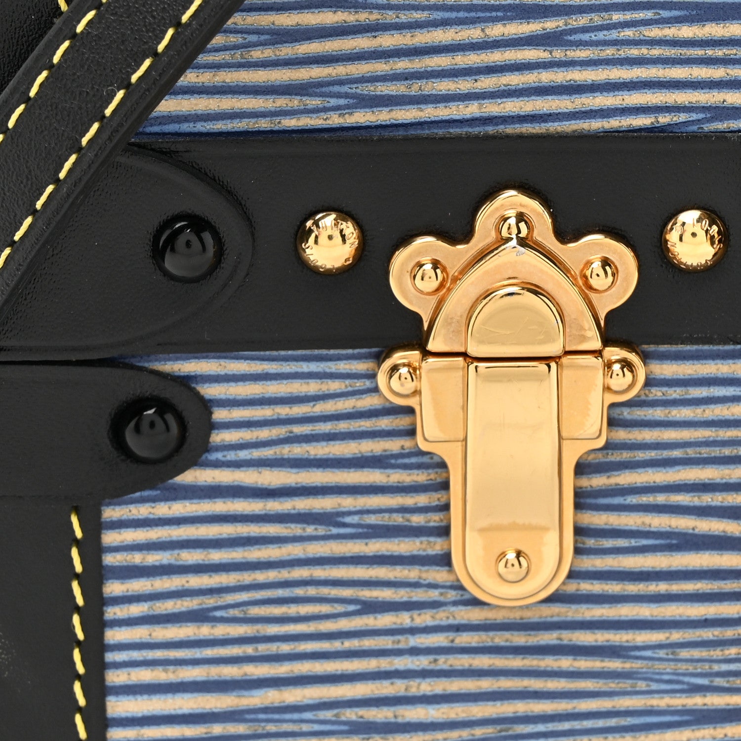 Louis Vuitton Epi Petite Malle Denim Light 8 of 18